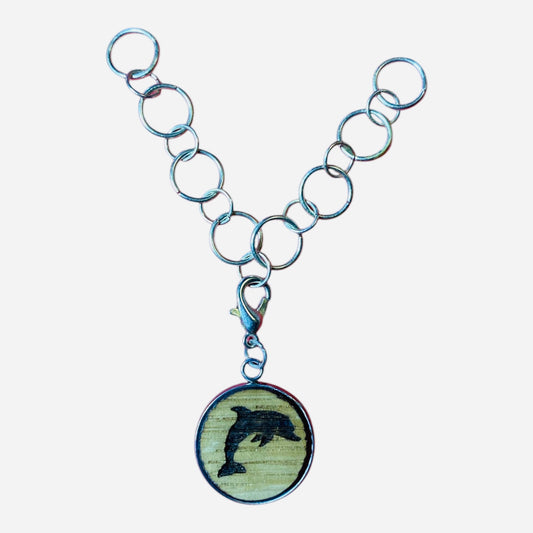 Bourbon Barrel Charm - Dolphin