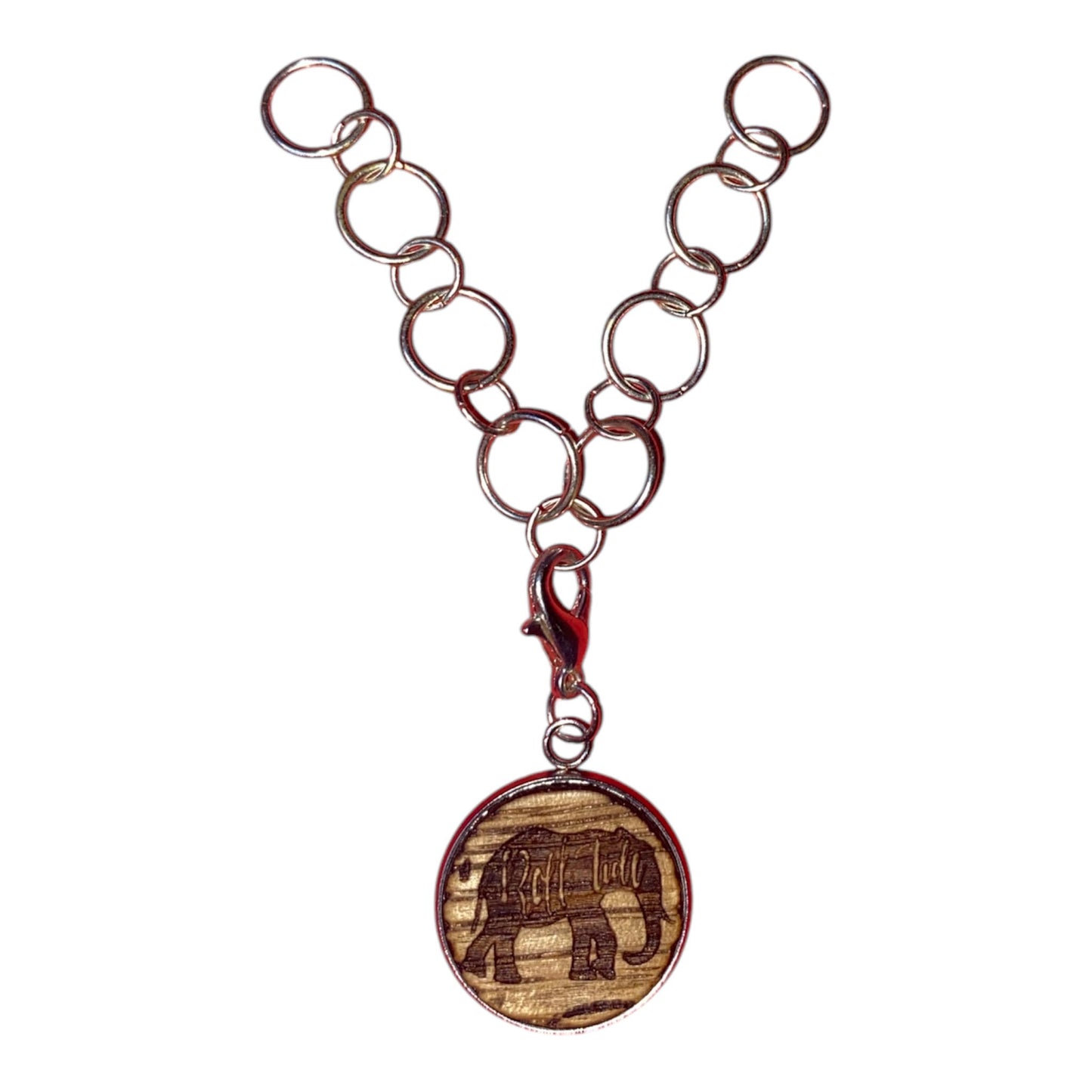 Bourbon Barrel Charm - Roll Tide Elephant